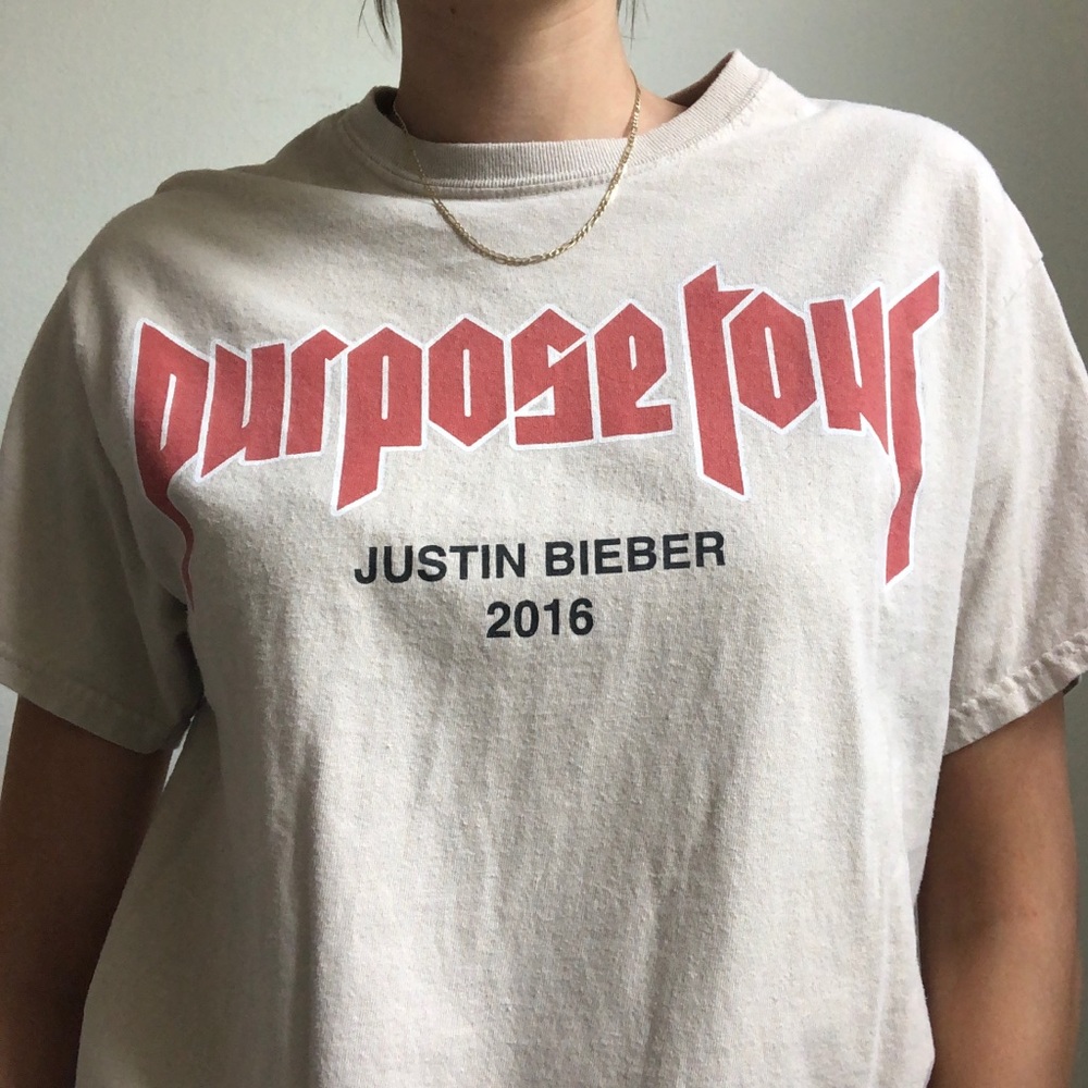 Justin Bieber Purpose Tour Graphic Merch T-shirt